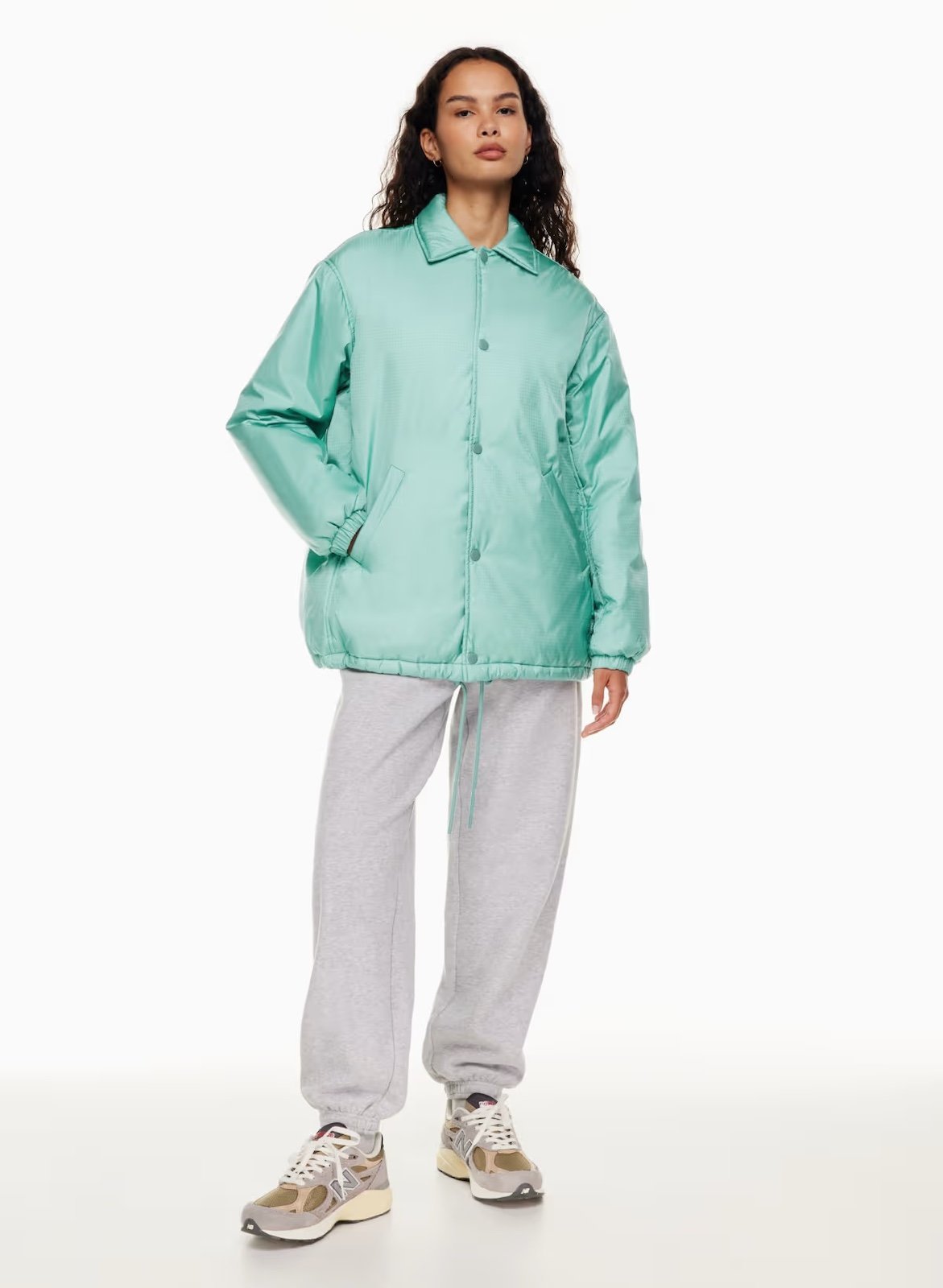 Aritzia Tna Vegan Down Coaches Jacket