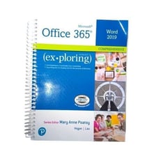 Exploring Microsoft Office Word 2019 Comprehensive Spiral Textbook