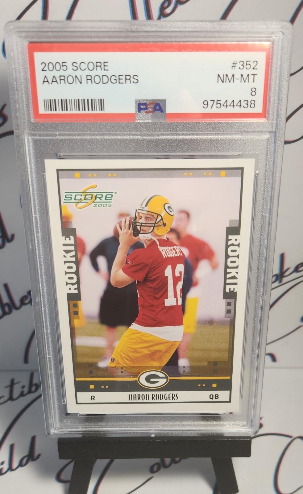 Aaron Rodgers ROOKIE PSA 8