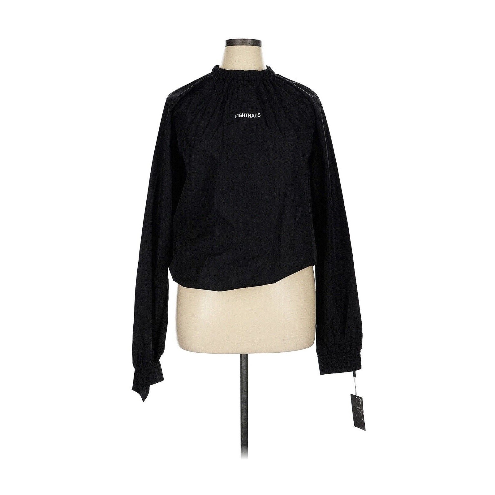 NWT Fighthaus Jacket XL Black Contender Sauna Suit Long Sleeve Crew Neck