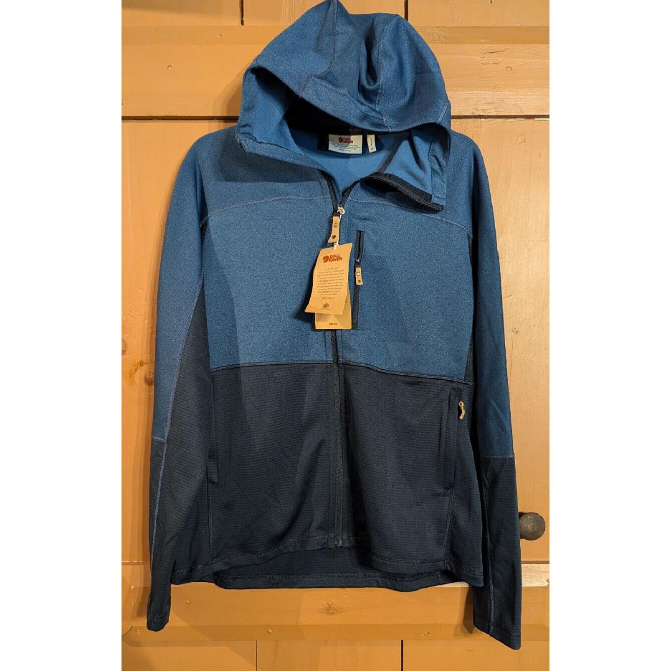NEW Fjallraven Abisko Trail Fleece Jacket, Dark Navy Indigo Blue Women's XL