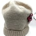 Chullo For Women Handmade Woven in Sheep Wool Multicolored Flowers Design