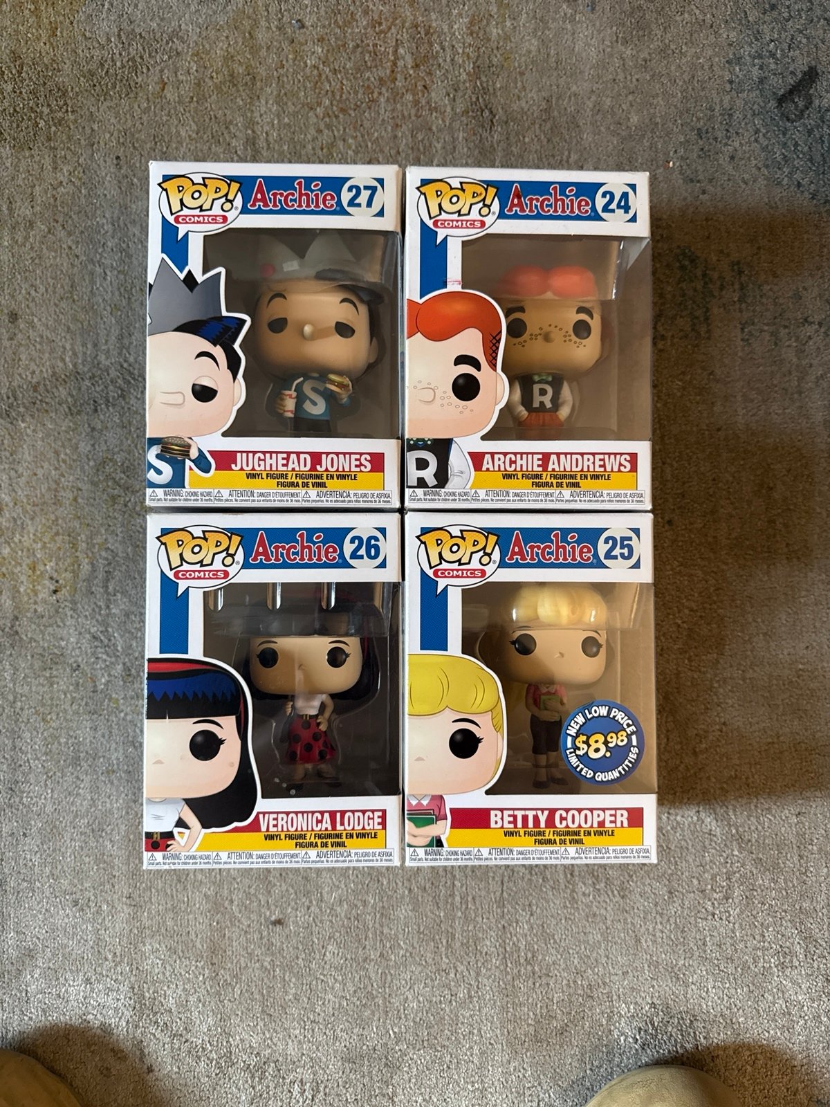 Archie Comics Funko Pop Set