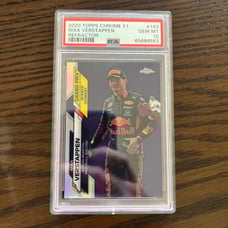 2020 Topps Chrome Formula 1 PSA 10 Max Verstappen #143 Refractor