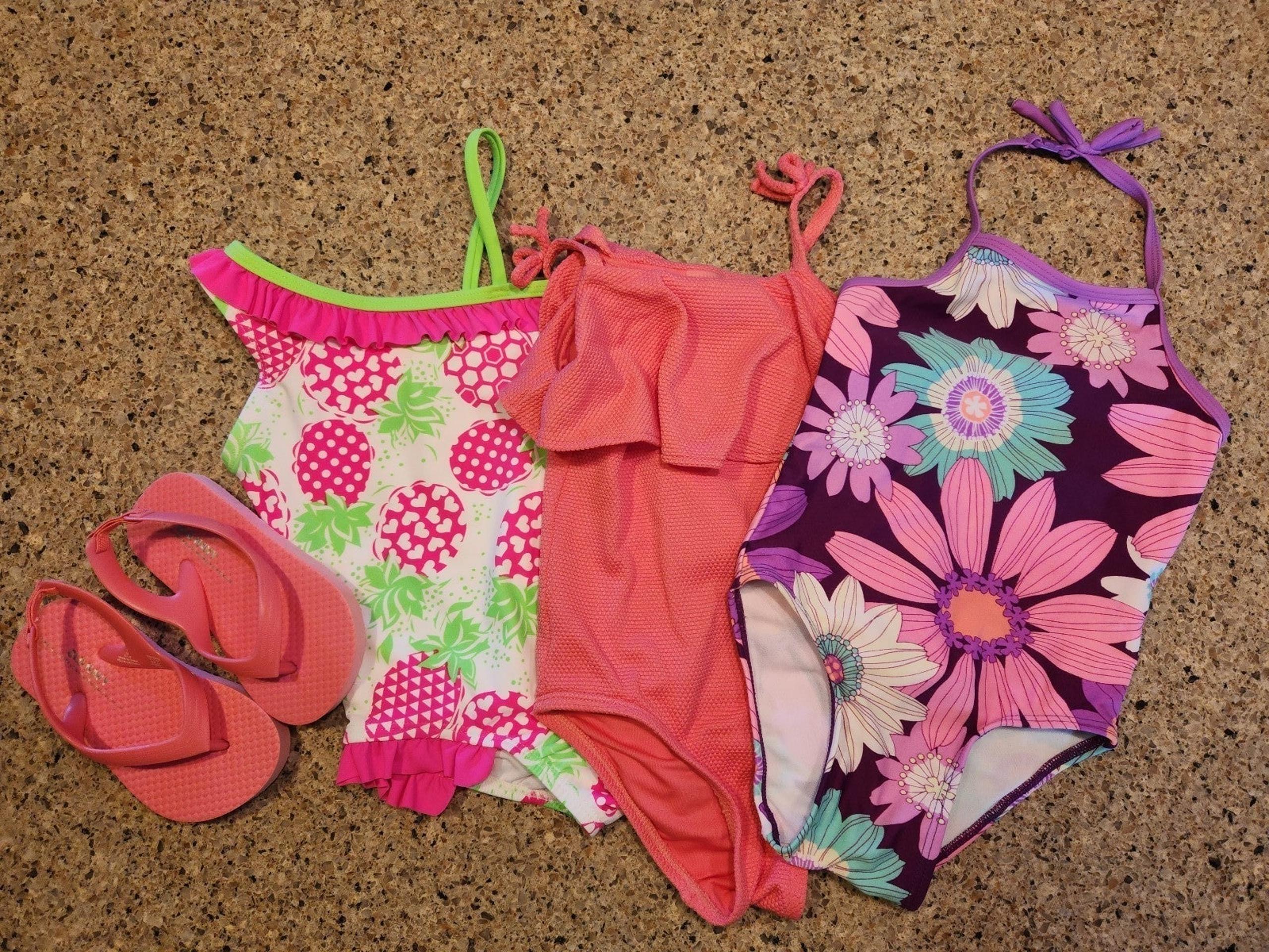 Toddler Girl Swim Bundle, OP, Old Navy Size 2T-3T, Shoe Toddler Size 7