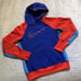 NIKE WOMEN’S SIZE SMALL BLUE & ORANGE THERMA-FIT HOODIE