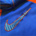 NIKE WOMEN’S SIZE SMALL BLUE & ORANGE THERMA-FIT HOODIE