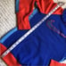 NIKE WOMEN’S SIZE SMALL BLUE & ORANGE THERMA-FIT HOODIE