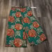 NICOLE MILLER LINEN TROPICAL HAWAIIAN PRINT SIZE L