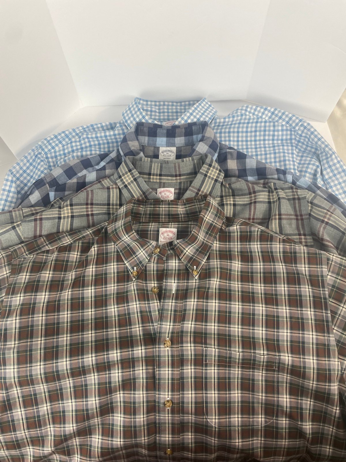 Lot Of 4 Brooks Brothers Oxford Button Down Shirts Size XL Regent 346 Madison
