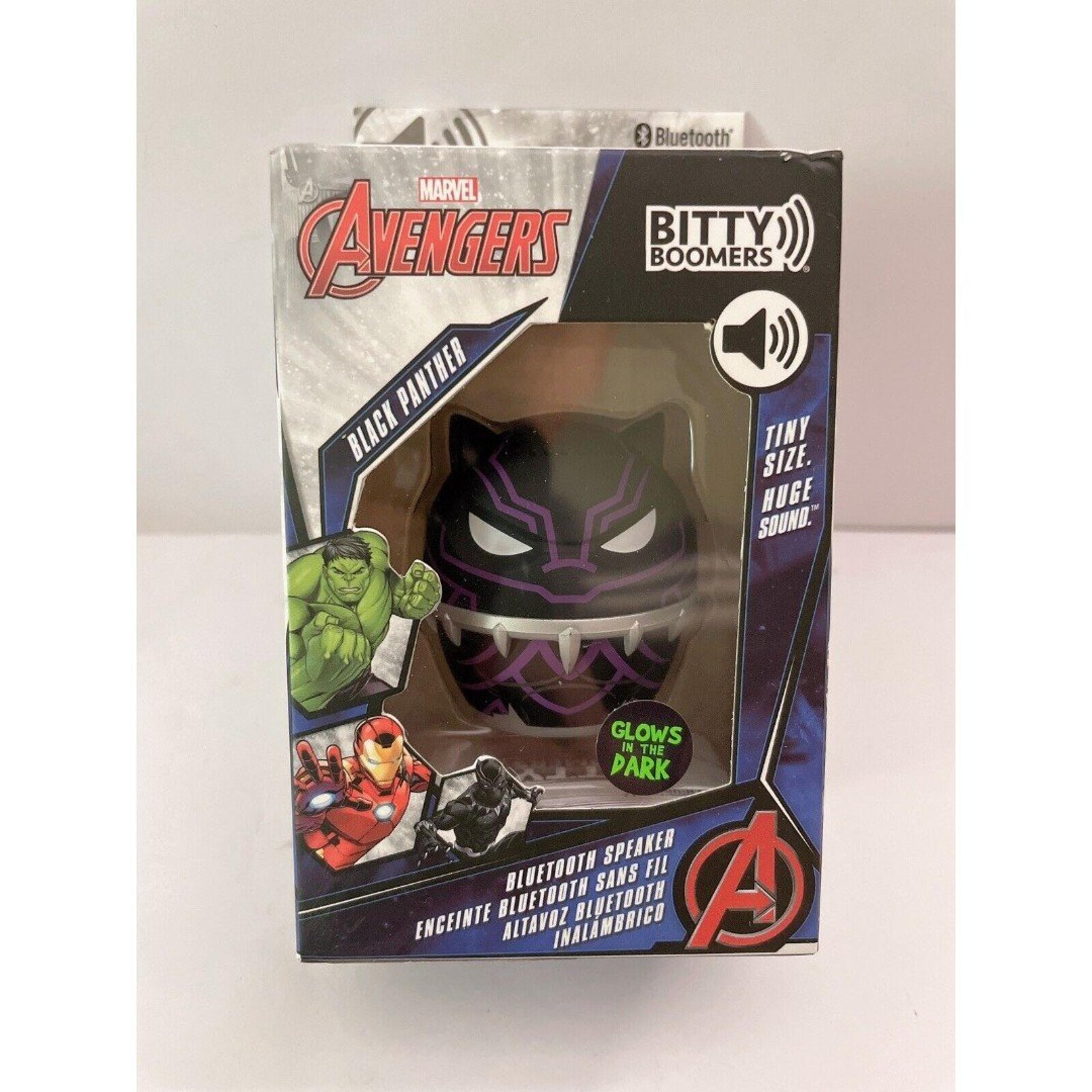 Marvel Avengers Black Panther Bitty Boomers Bluetooth Speaker - NIB