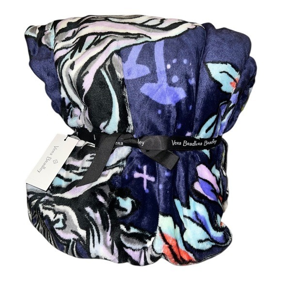 Harry Potter x Vera Bradley Plush Throw Blanket in Forbidden Forest NWT