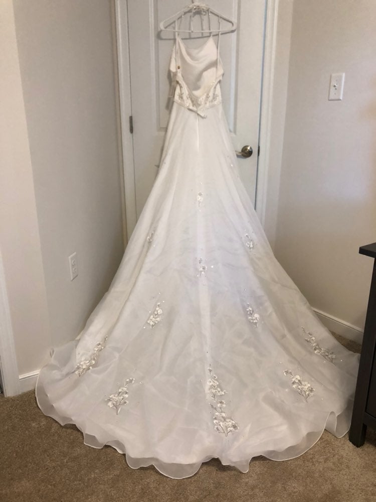 Brand New White Halter Wedding Dress