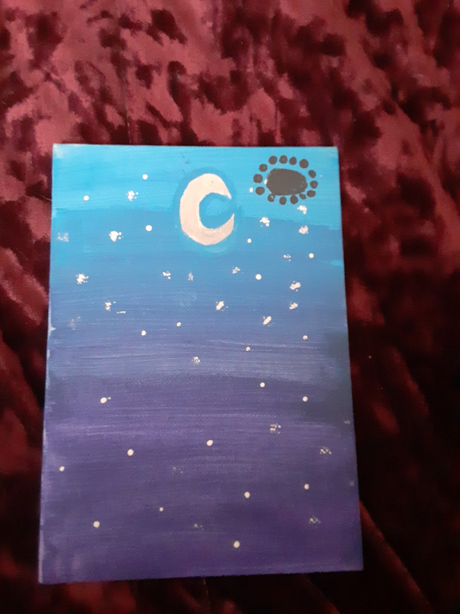 Painted canvas