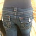True Religion Bootcut Flap Pocket Maternity Jeans Women’s Size 29