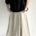 TISSU Triple Washer Linen Wrap Culottes Pants Mocha
