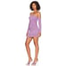 Camila Coelho Carter Mini Dress in Lilac Ruched Bodycon Cut Out M FLAWS NWT