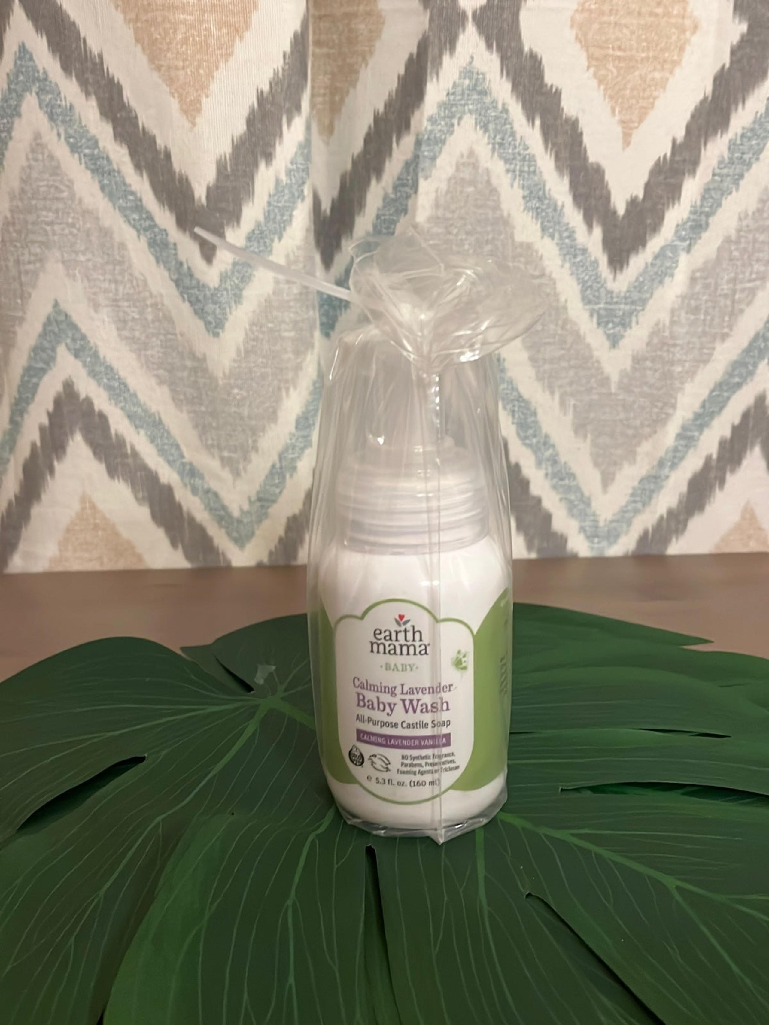 Earth mama calming lavender baby wash all purpose Castile soap