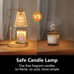 Candle Warmer Lamp with Timer Dimmer Adjustable Height,