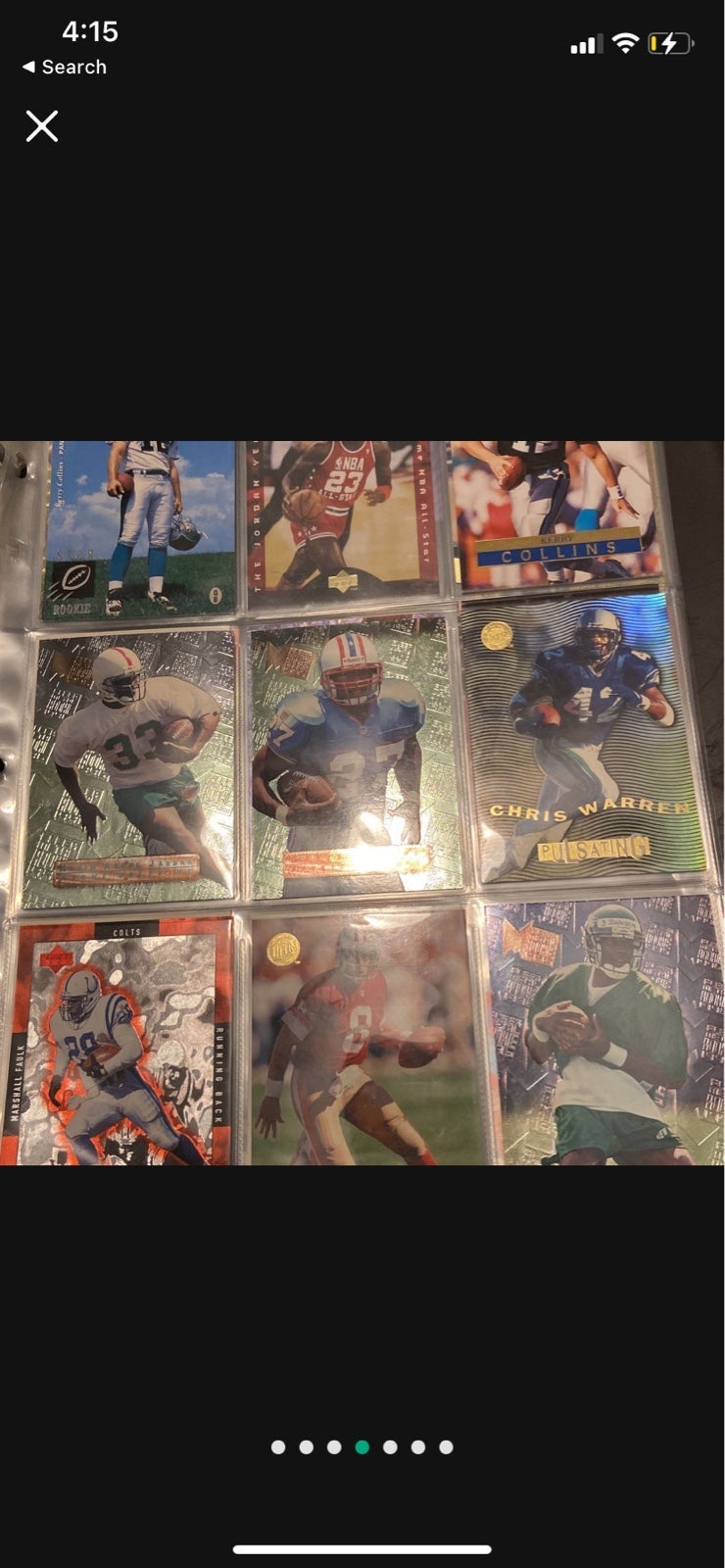 Vintage collectiable cards basketball football