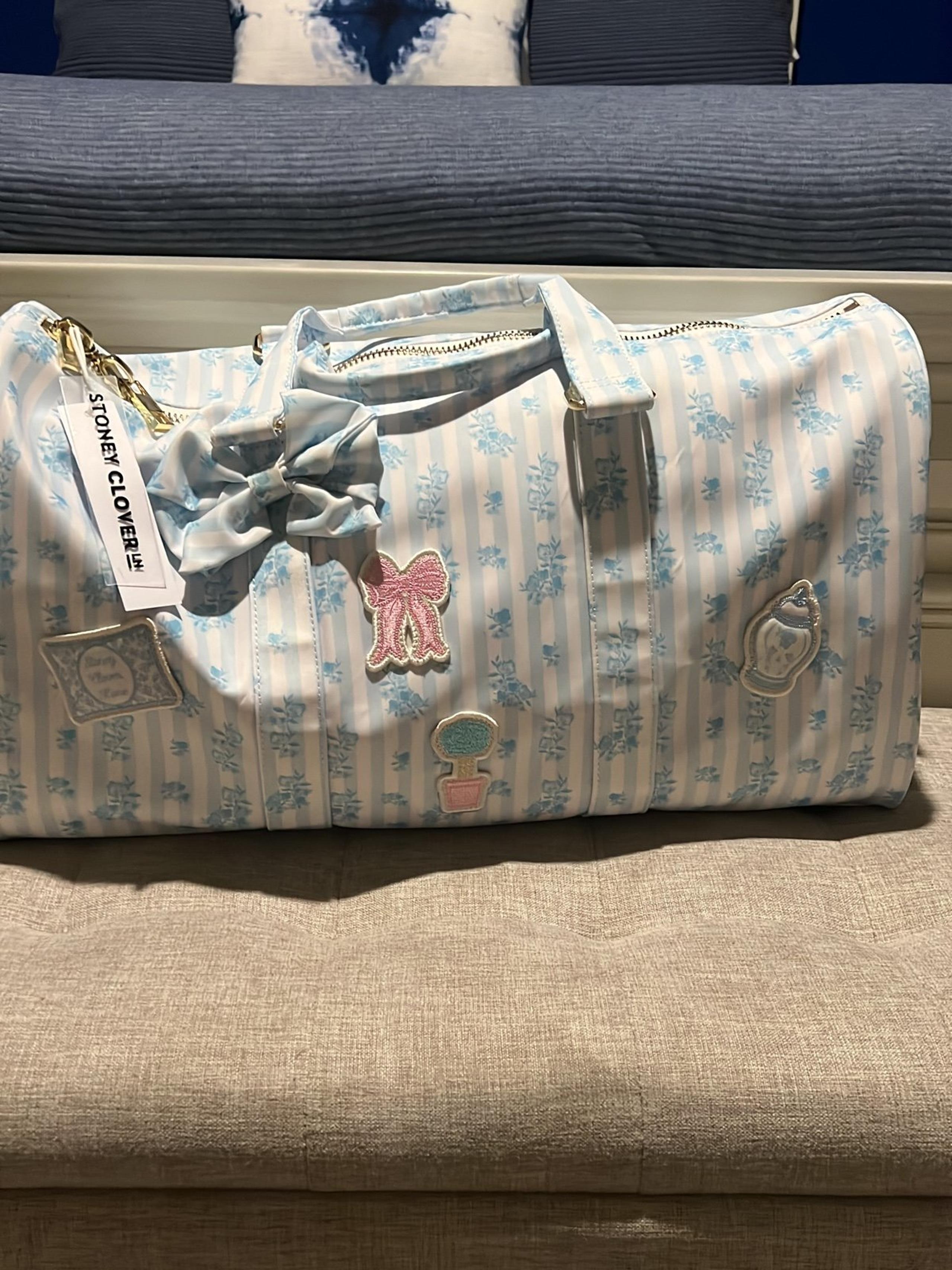 Stoney Clover Lane High Tea Duffle Fine China nwt patched