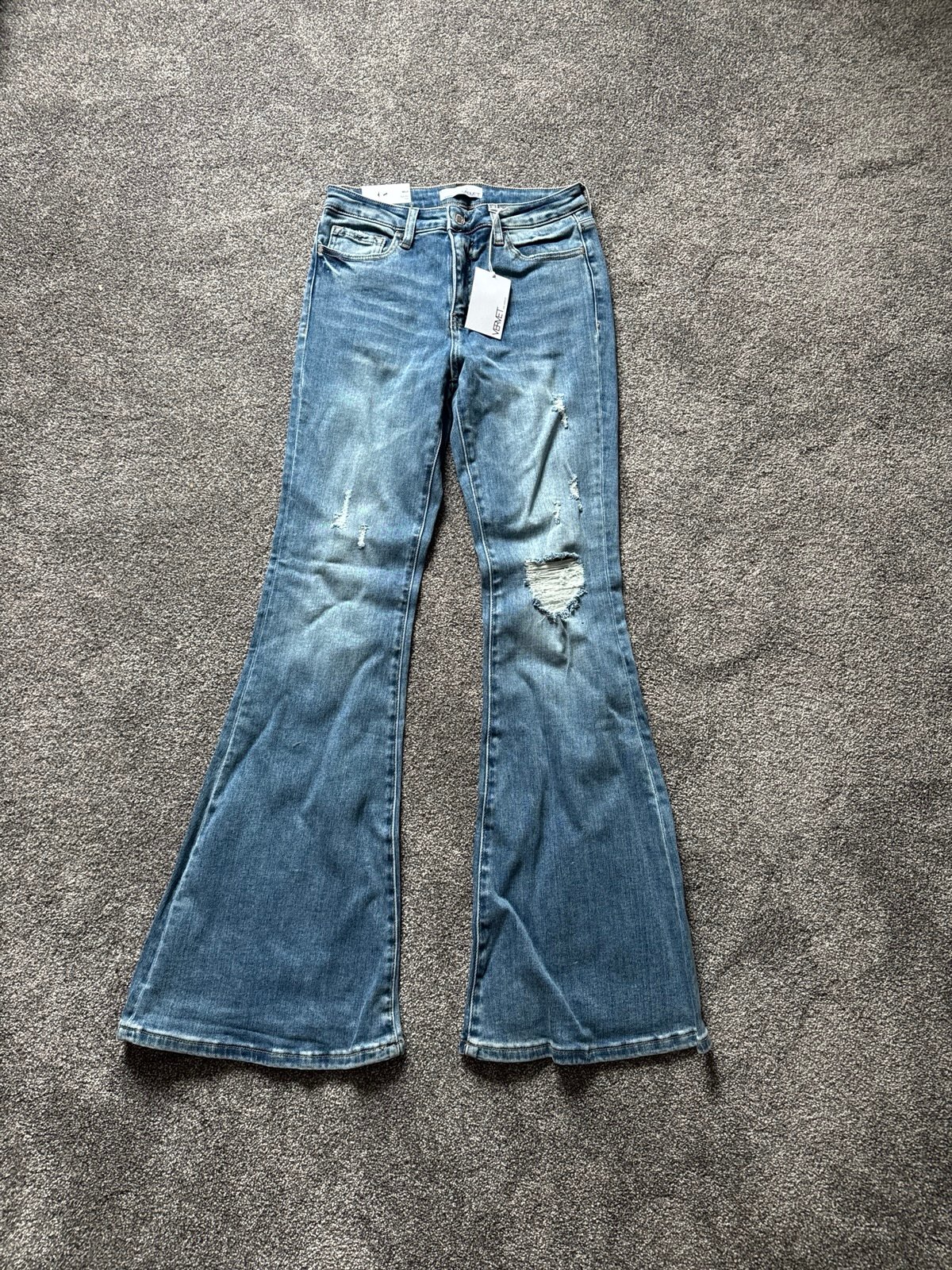 Brand New Vervet High Rise Flare Jeans