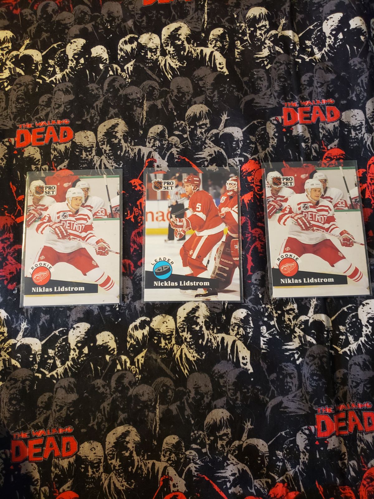 Niklas Lidstrom Rookie Card Lot