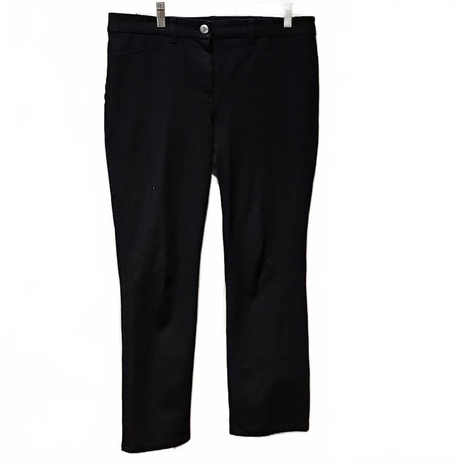 Chicos black stretch ankle pants. Size 1 (small)