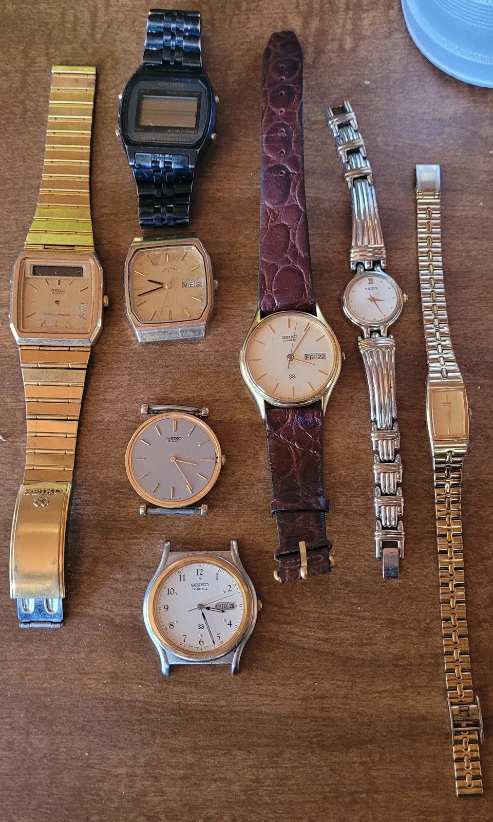 Seiko Watch Collection for Parts or Repair