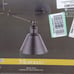 Morocco matte black wall light