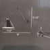 Morocco matte black wall light