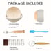 Bread Proofing Basket Set of 2，8 Inch & 9 Inch Round, Ratten Basket Bowls
