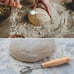 Bread Proofing Basket Set of 2，8 Inch & 9 Inch Round, Ratten Basket Bowls