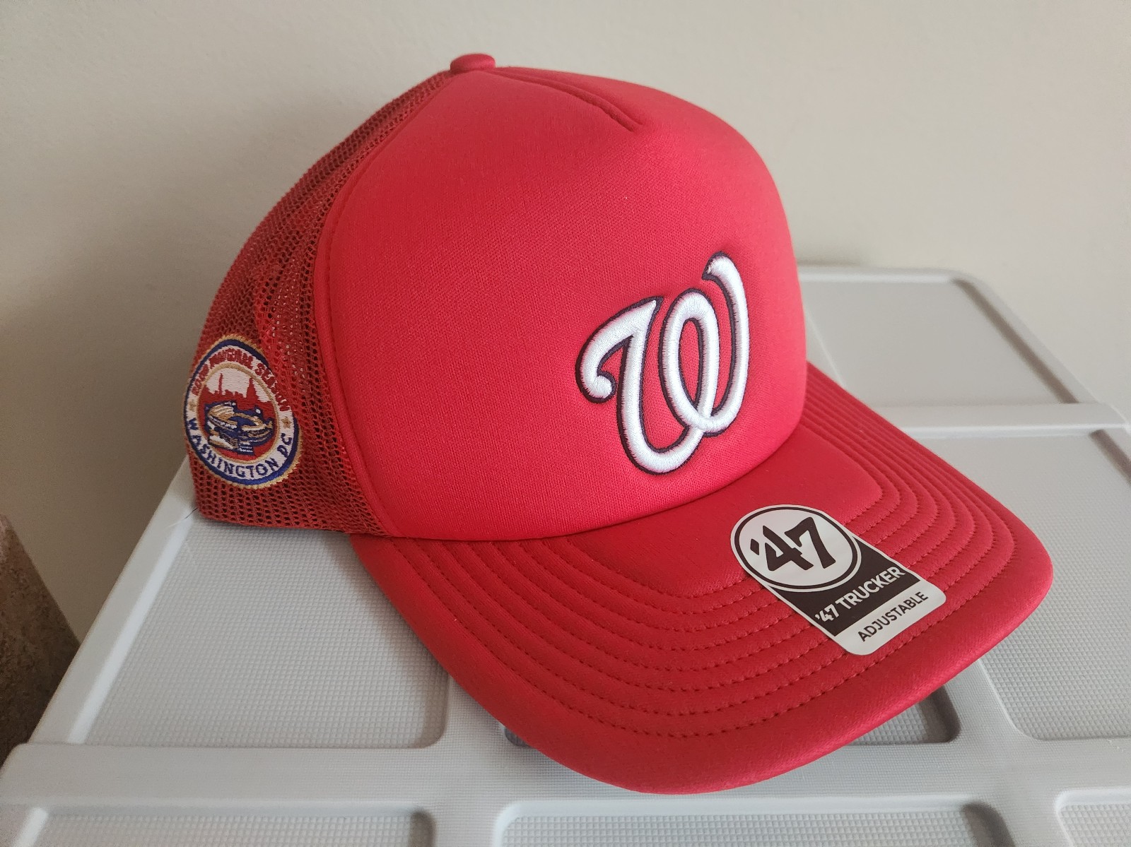 MLB Washington Nationals 47 Brand TRUCKER FOAM HAT cap Nats Park NWT
