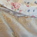 Vintage Full Double Queen Bedspread Comforter, 2 Matching Shams, Floral 82 x 96