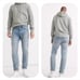 Madewell Blue Jeans Mens 38 X 32 Slim Classic Denim Style Light Wash Coolmax