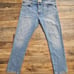 Madewell Blue Jeans Mens 38 X 32 Slim Classic Denim Style Light Wash Coolmax