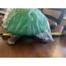 Vintage Turtle Green Glass Shell Table Lamp Night Light Tiffany Bronze New