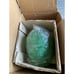 Vintage Turtle Green Glass Shell Table Lamp Night Light Tiffany Bronze New
