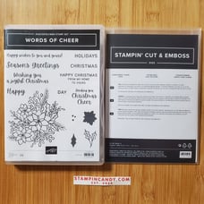 Stampin Up - Words of Cheer with Christmas Cheer Dies