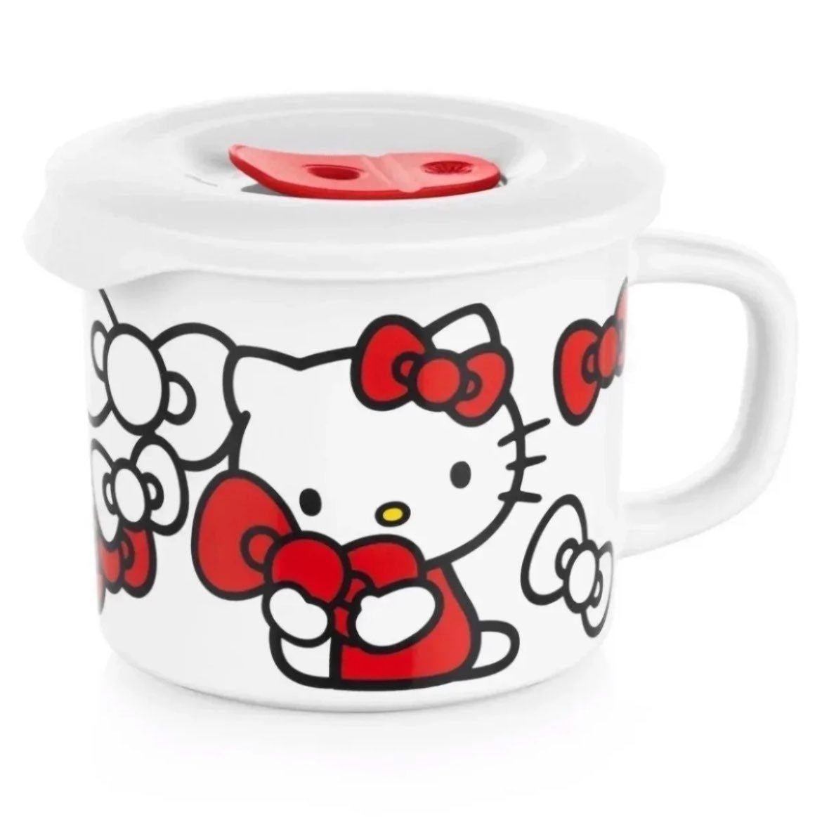 Hello Kitty Soup Mug with Lid