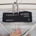 NWOT Veronica Beard Jeans Size 24 Grant Wide Leg High Rise Light Wash Made in LA