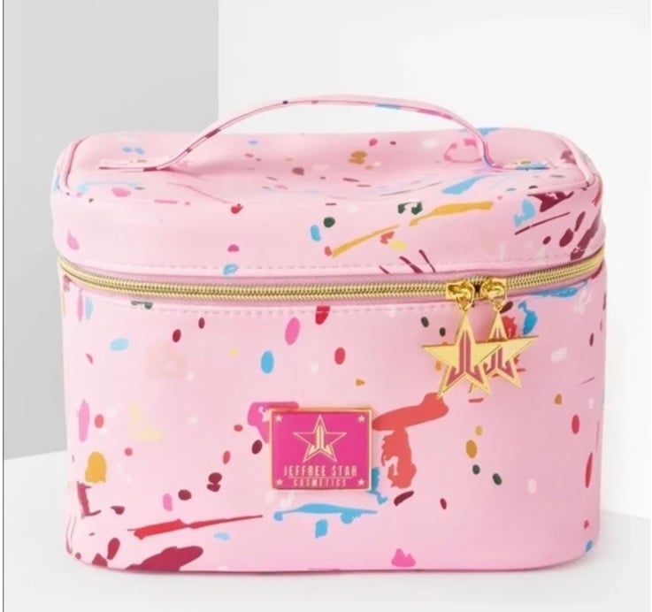 Jeffree Star Pink Jawbreaker Travel Makeup Bag