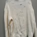 Helmut Lang Women’s Cream Wool Blend Oversized Distressed Sweater Large 425