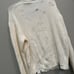 Helmut Lang Women’s Cream Wool Blend Oversized Distressed Sweater Large 425