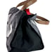 ANYA HINDMARCH For British Academy Grey & Black Canvas Envelope Print Tote Bag