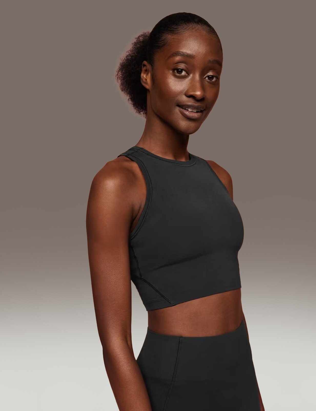 Movement Crop Black Size L Athletic Training Running Walking