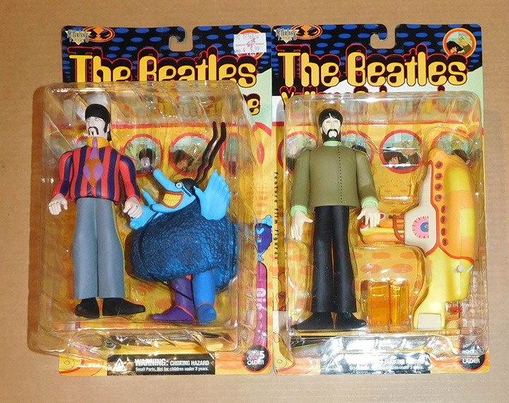 1999 McFarlane Toys - The Beatles Yellow Submarine - Ringo & George Figures