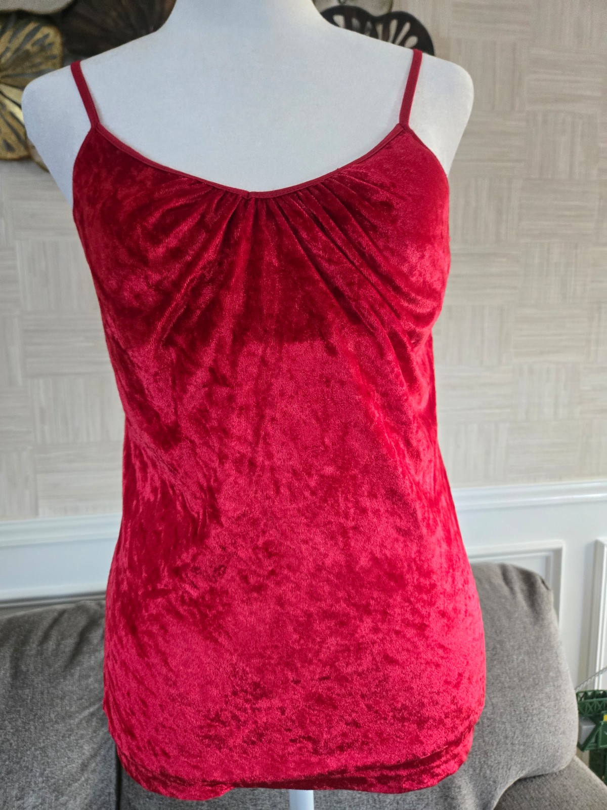 Vintage Y2K Personal Identity Red Camisole size large 11/13 juniors