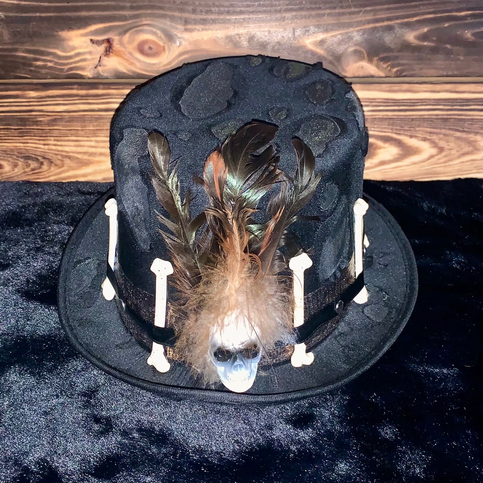 Halloween voodoo witch doctor cosplay top hat